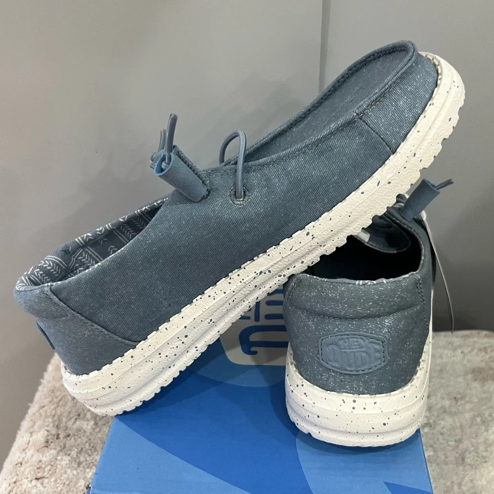 Hey Dude Woman’s Denim Blue Moccasins